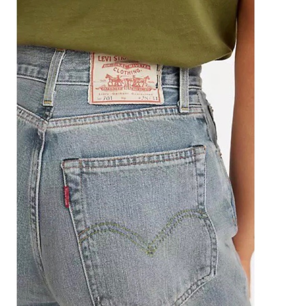 LEVI’S 1950’s Vintage Clothing 701 Jeans NWT Sz 29 Teen Doll - Picture 9 of 15